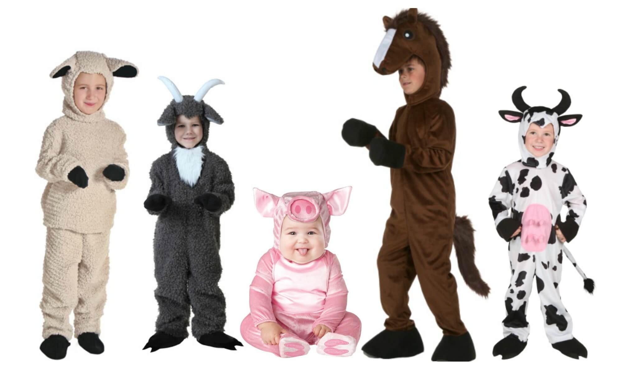 Farm animal costumes for kids